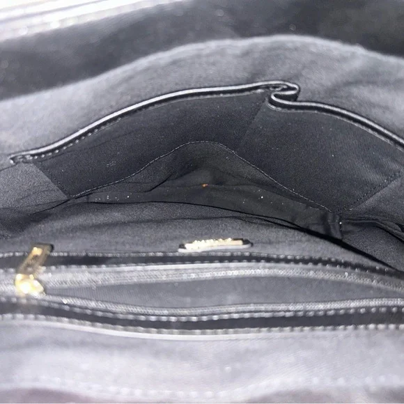 GUESS Black Backpack with Gold Studs - Picture 5 of 6